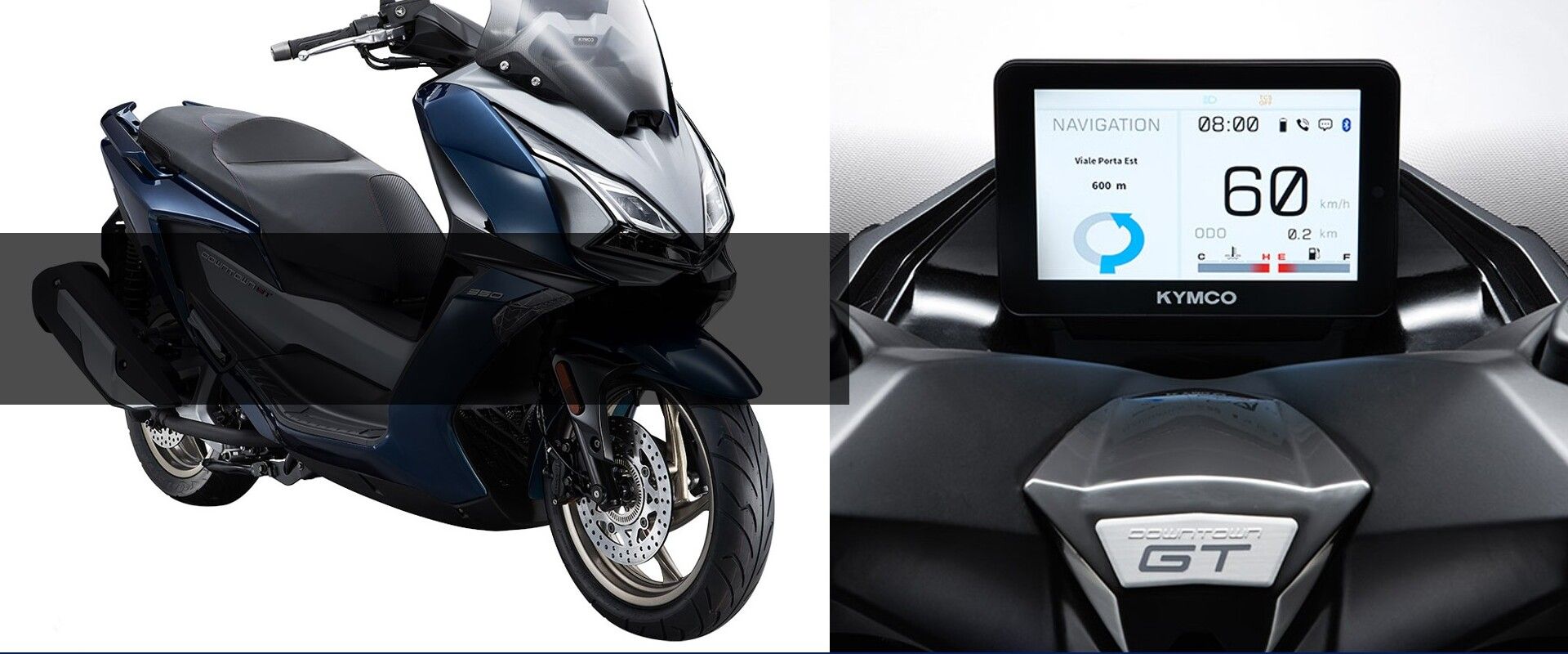 CTE x KYMCO 7-inch TFT instrument unveiled at the Milan Auto Show