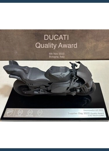 DUCATI - Supplier Quality Award