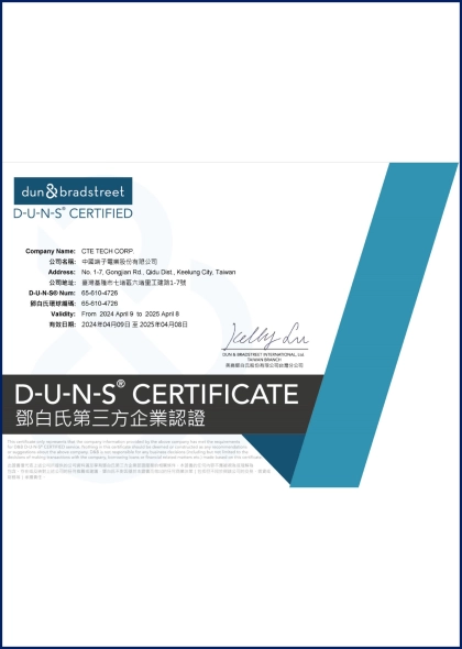 D-U-N-S Certificate